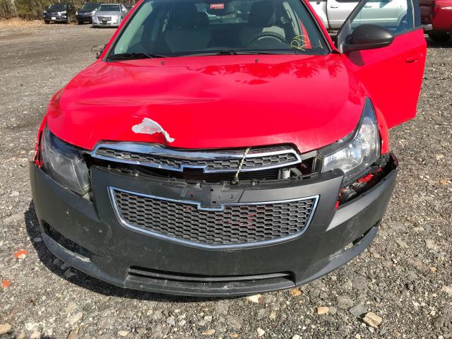 1G1PA5SG0E7124067 - 2014 CHEVROLET CRUZE LS RED photo 9