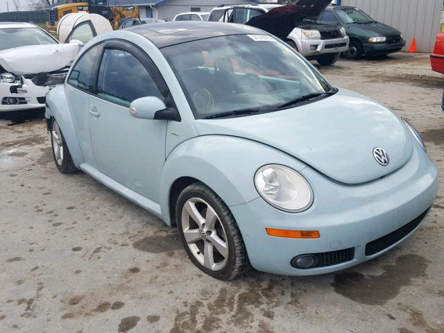 3VWRW3AG3AM022637 - 2010 VOLKSWAGEN NEW BEETLE TEAL photo 1