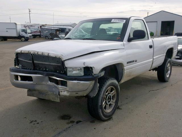 3B6KF26Z31M545976 - 2001 DODGE RAM 2500 WHITE photo 2