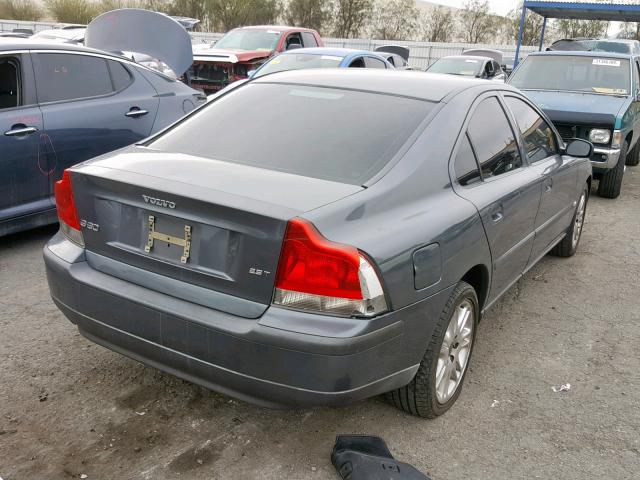 YV1RS59VX42370647 - 2004 VOLVO S60 2.5T GRAY photo 4