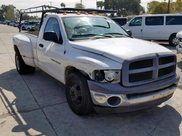 3D7MA46D34G233202 - 2004 DODGE RAM 3500 S WHITE photo 1