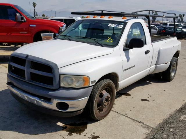 3D7MA46D34G233202 - 2004 DODGE RAM 3500 S WHITE photo 2