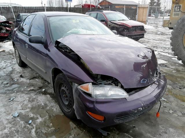 1G1JF5242V7339768 - 1997 CHEVROLET CAVALIER L PURPLE photo 1