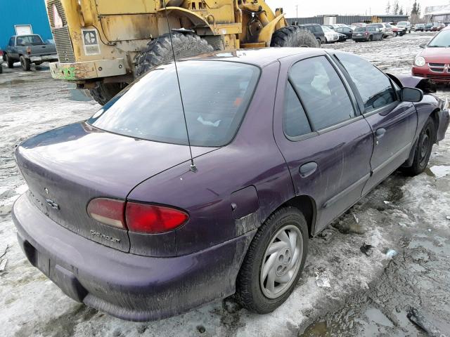 1G1JF5242V7339768 - 1997 CHEVROLET CAVALIER L PURPLE photo 4