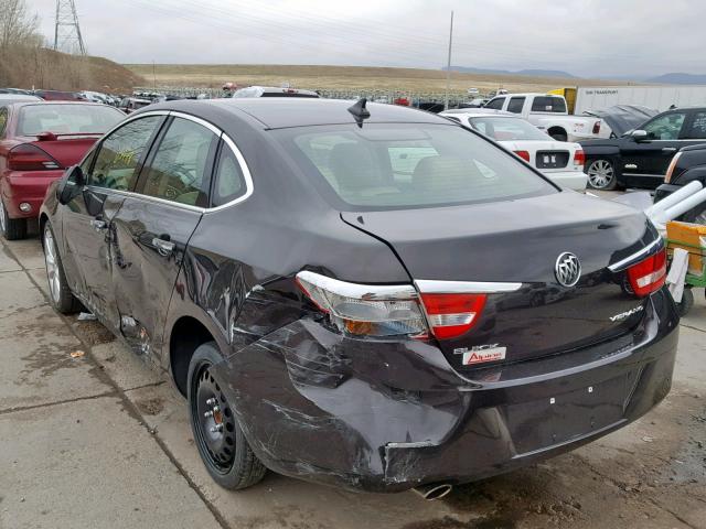 1G4PP5SK6D4113239 - 2013 BUICK VERANO GRAY photo 3