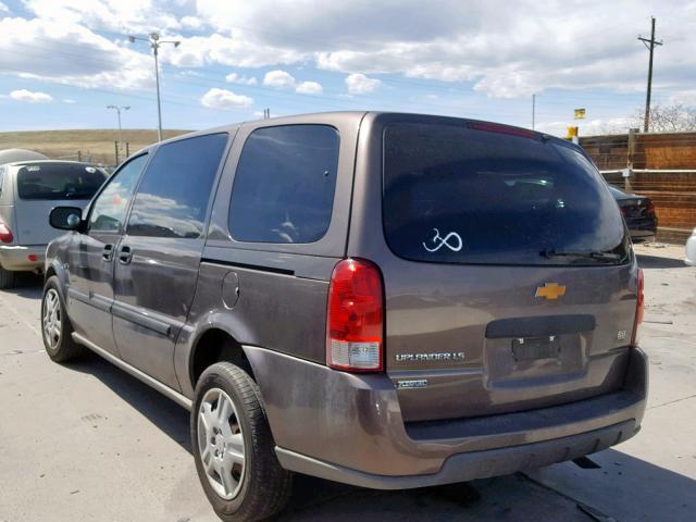 1GNDV23W78D121120 - 2008 CHEVROLET UPLANDER L 棕色 照片 3