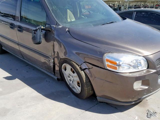 1GNDV23W78D121120 - 2008 CHEVROLET UPLANDER L 棕色 照片 9