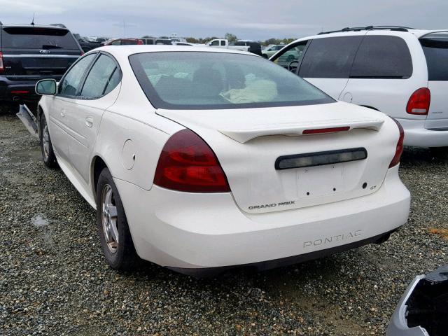 2G2WP522141227097 - 2004 PONTIAC GRAND PRIX WHITE photo 3