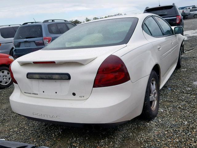2G2WP522141227097 - 2004 PONTIAC GRAND PRIX WHITE photo 4