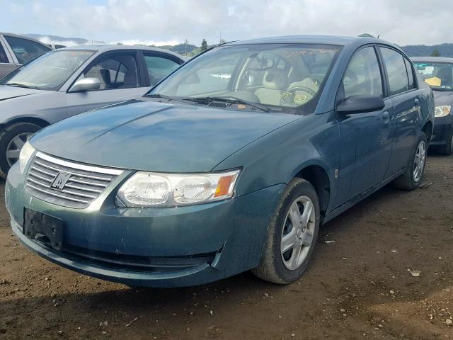 1G8AJ55F87Z204329 - 2007 SATURN ION LEVEL GREEN photo 2