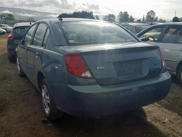 1G8AJ55F87Z204329 - 2007 SATURN ION LEVEL GREEN photo 3
