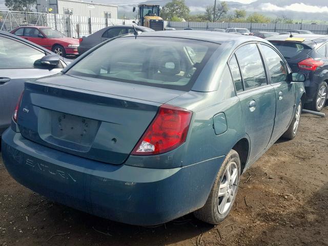 1G8AJ55F87Z204329 - 2007 SATURN ION LEVEL GREEN photo 4