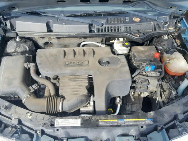 1G8AJ55F87Z204329 - 2007 SATURN ION LEVEL GREEN photo 7