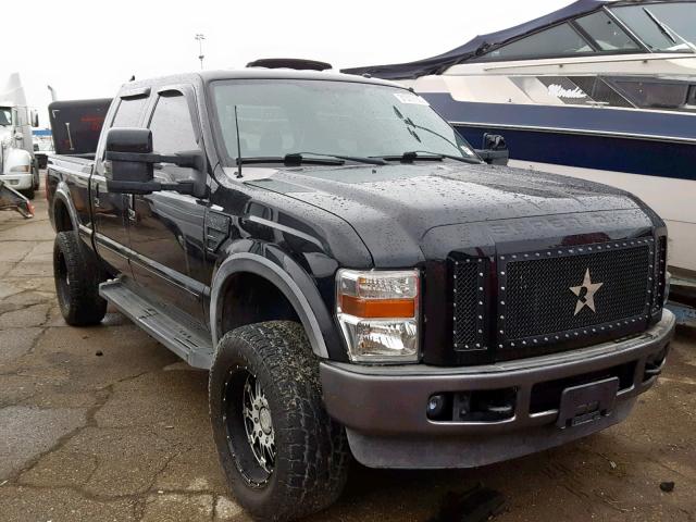 1FTWW31R18EC35738 - 2008 FORD F350 SRW S BLACK photo 1