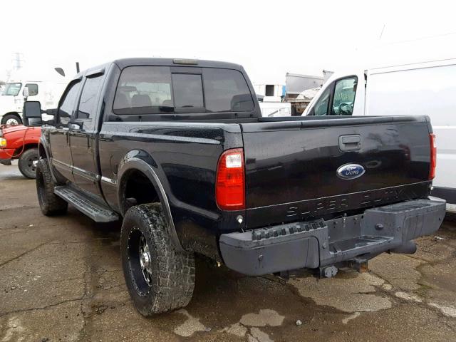 1FTWW31R18EC35738 - 2008 FORD F350 SRW S BLACK photo 3