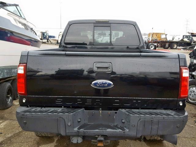 1FTWW31R18EC35738 - 2008 FORD F350 SRW S BLACK photo 6