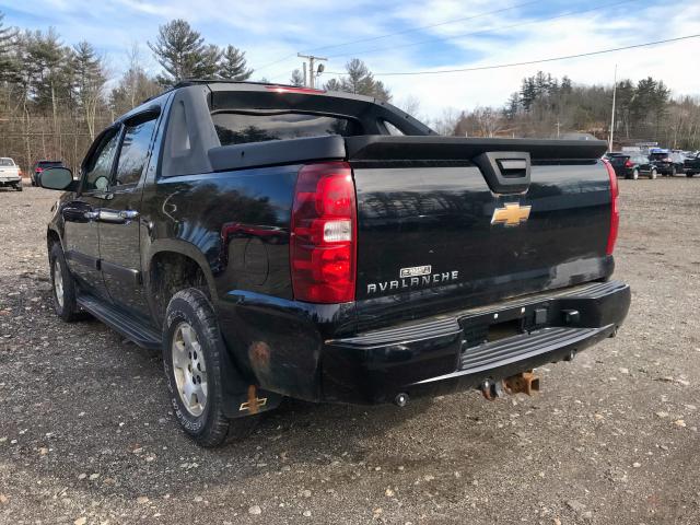 3GNFK12317G120940 - 2007 CHEVROLET AVALANCHE BLACK photo 3