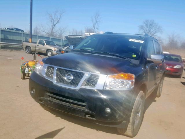 5N1AA0NC5CN615859 - 2012 NISSAN ARMADA SV BLACK photo 2