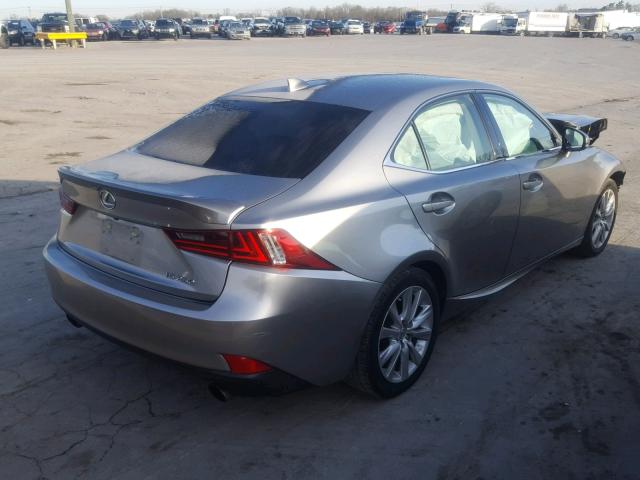 JTHBF1D27F5061171 - 2015 LEXUS IS 250 GRAY photo 4