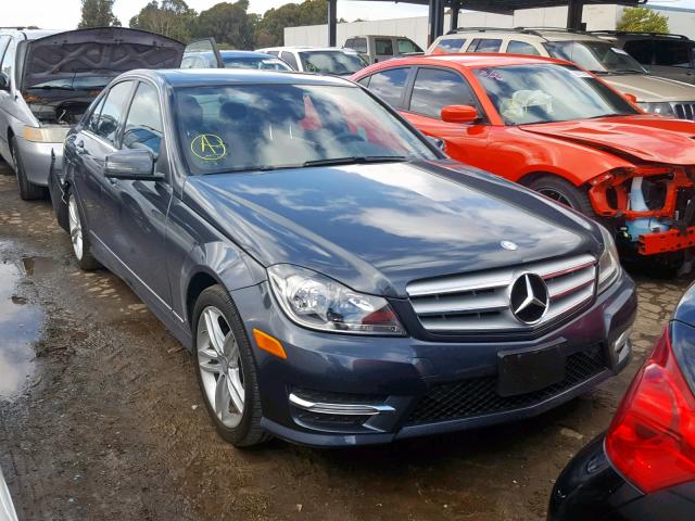 WDDGF4HBXDA855661 - 2013 MERCEDES-BENZ C 250 BLACK photo 1