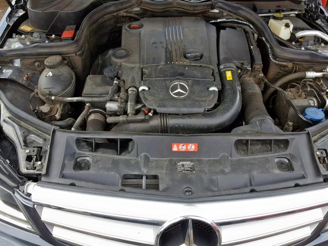 WDDGF4HBXDA855661 - 2013 MERCEDES-BENZ C 250 BLACK photo 7