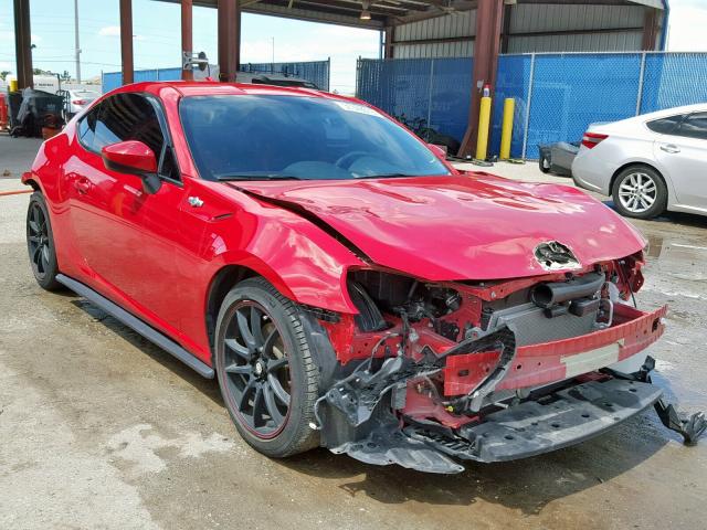 JF1ZNAA12F9708220 - 2015 TOYOTA SCION FR-S RED photo 1