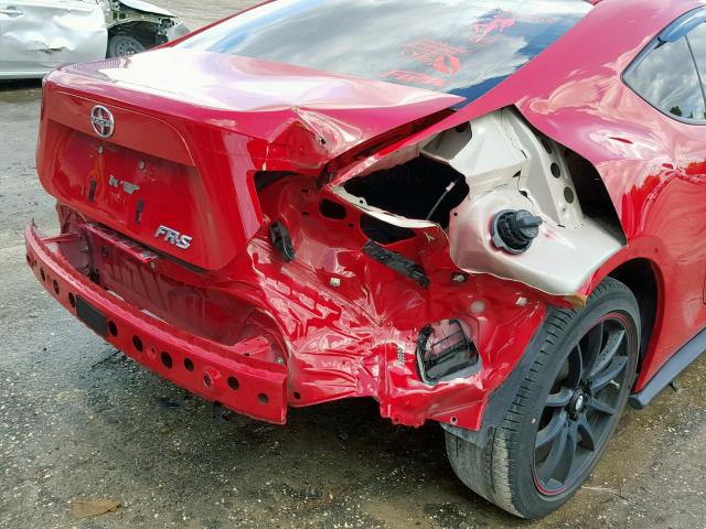 JF1ZNAA12F9708220 - 2015 TOYOTA SCION FR-S RED photo 9