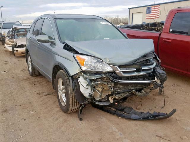 5J6RE3H74AL047747 - 2010 HONDA CR-V EXL BLUE photo 1