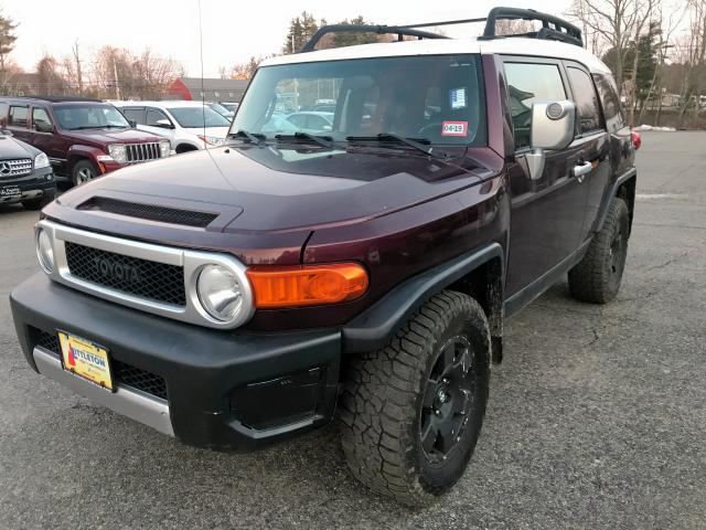 JTEBU11F770050048 - 2007 TOYOTA FJ CRUISER BURGUNDY photo 2