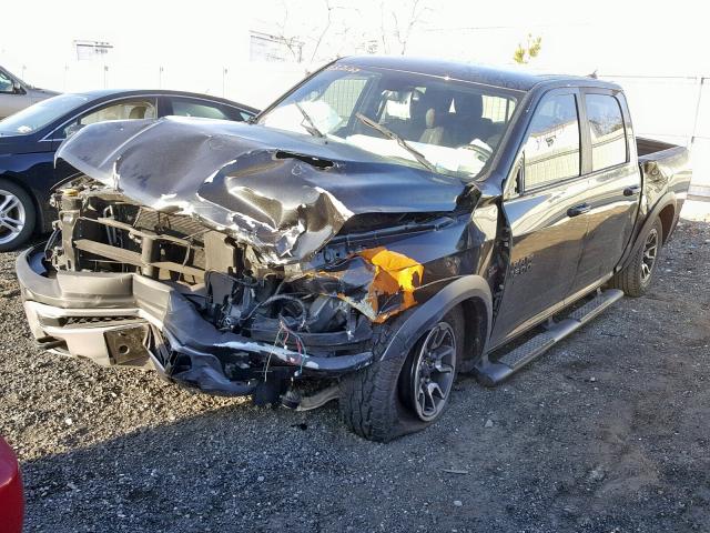 1C6RR7YT9GS330262 - 2016 RAM 1500 REBEL შავი ფოტო 2