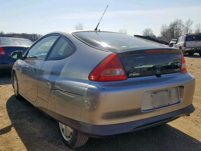 JHMZE13553T000471 - 2003 HONDA INSIGHT SILVER photo 3