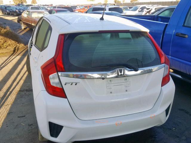 JHMGK5H88HS023976 - 2017 HONDA FIT EX WHITE photo 3