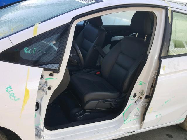 JHMGK5H88HS023976 - 2017 HONDA FIT EX WHITE photo 9