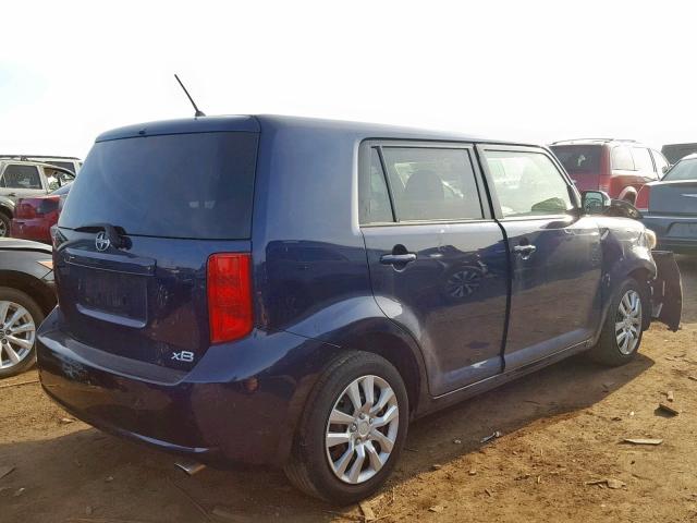 JTLZE4FE1DJ032043 - 2013 TOYOTA SCION XB BLUE photo 4