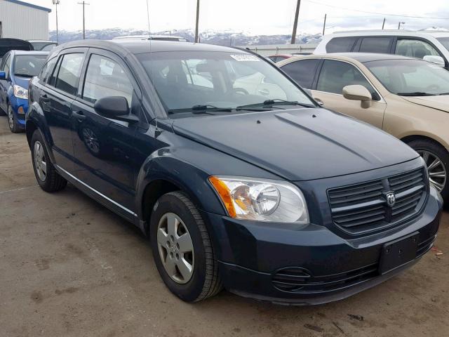 1B3HB28B28D738502 - 2008 DODGE CALIBER BLACK photo 1