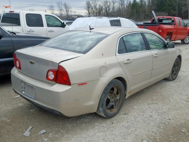 1G1ZG57B69F235562 - 2009 CHEVROLET MALIBU LS GOLD photo 4