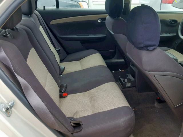 1G1ZG57B69F235562 - 2009 CHEVROLET MALIBU LS GOLD photo 6