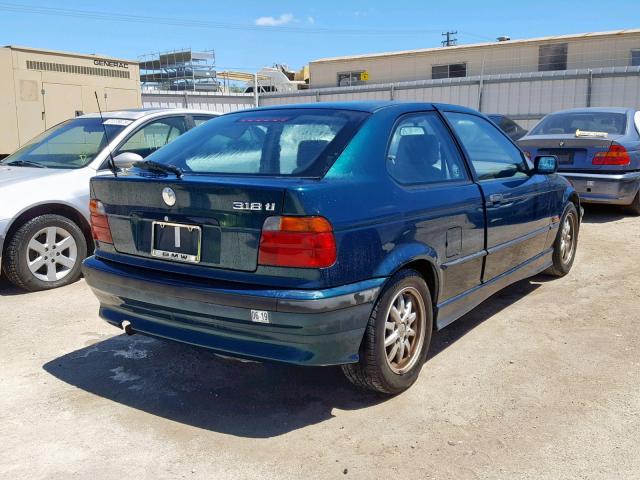 WBACG8323TAU36549 - 1996 BMW 318 TI AUT GREEN photo 4