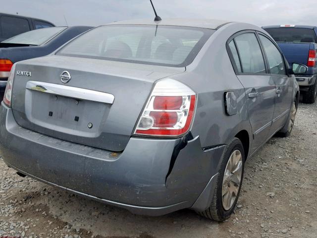 3N1AB6AP3AL646542 - 2010 NISSAN SENTRA 2.0 GRAY photo 4