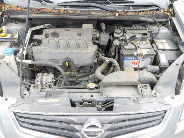 3N1AB6AP3AL646542 - 2010 NISSAN SENTRA 2.0 GRAY photo 7