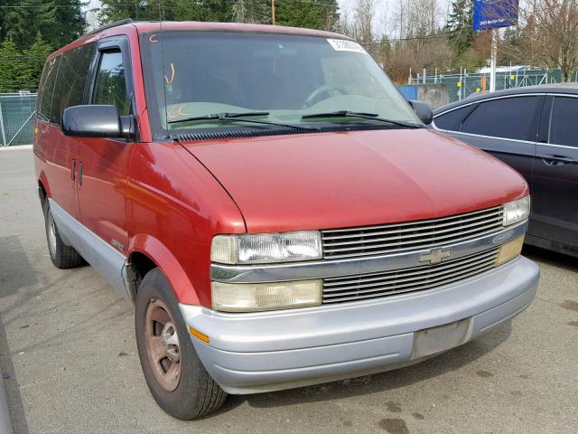 1GNDM19W2XB149518 - 1999 CHEVROLET ASTRO RED photo 1