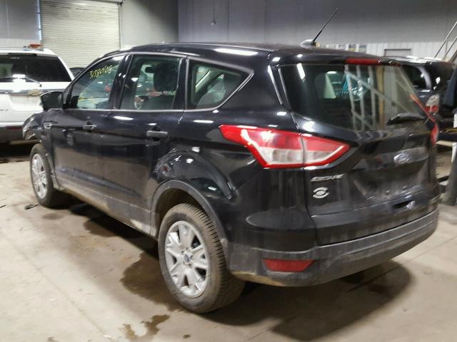 1FMCU0F7XDUC24389 - 2013 FORD ESCAPE S BLACK photo 3