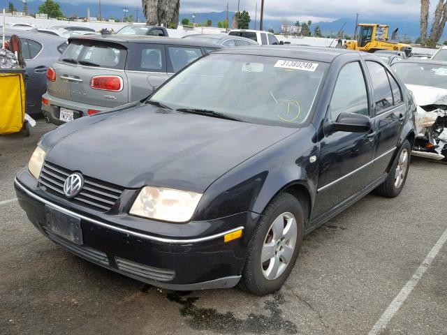 3VWSA69M05M015355 - 2005 VOLKSWAGEN JETTA GLS BLACK photo 2