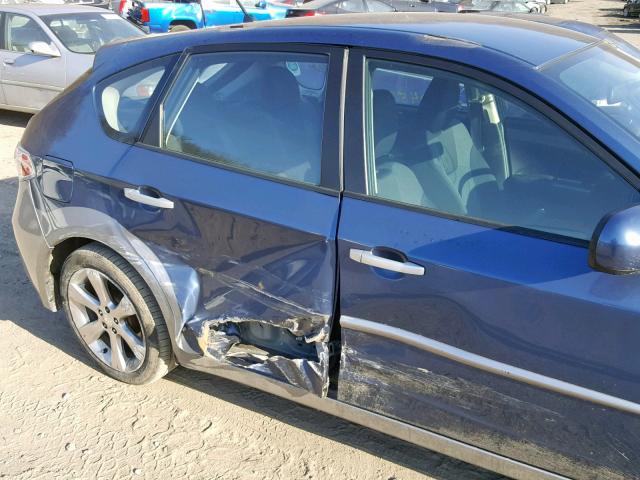 JF1GH6D65BH812669 - 2011 SUBARU IMPREZA OU BLUE photo 9