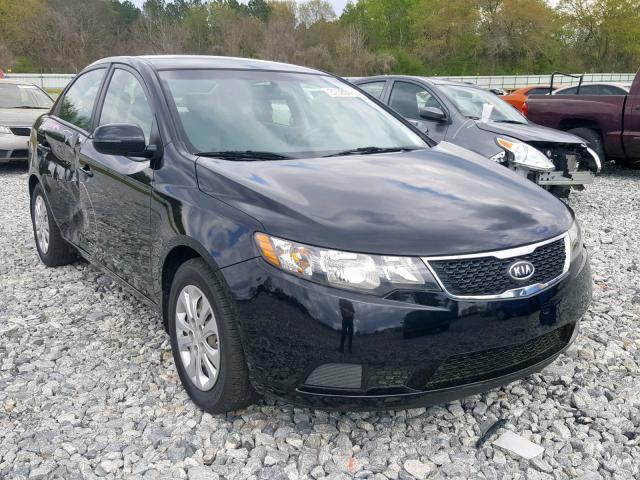 KNAFU4A26B5451989 - 2011 KIA FORTE EX BLACK photo 1