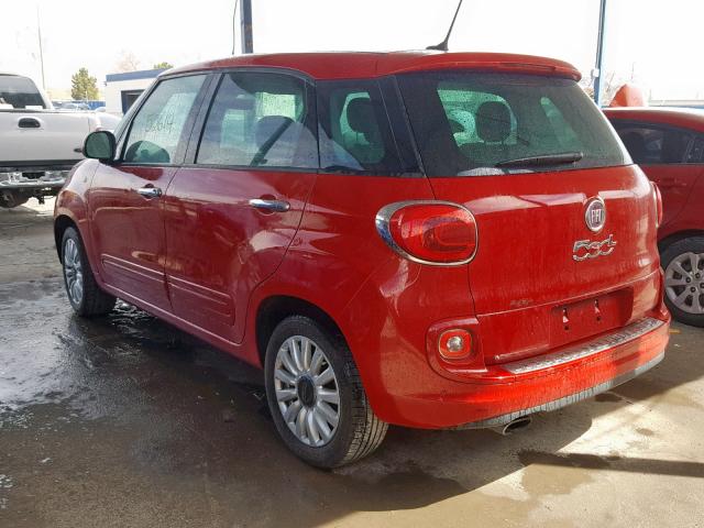ZFBCFABH5EZ025101 - 2014 FIAT 500L EASY RED photo 3