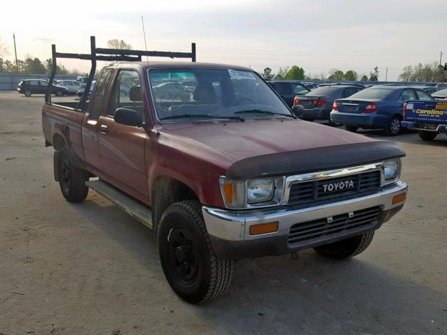 JT4RN13PXL6013413 - 1990 TOYOTA PICKUP 1/2 BURGUNDY photo 1