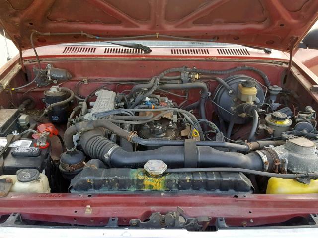 JT4RN13PXL6013413 - 1990 TOYOTA PICKUP 1/2 BURGUNDY photo 7