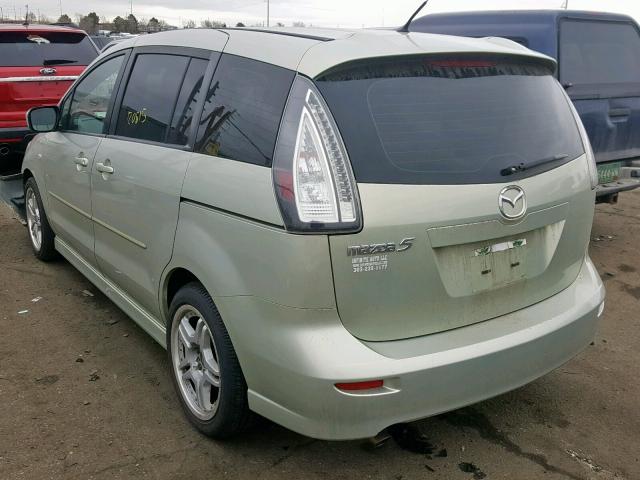 JM1CR29L580319739 - 2008 MAZDA 5 SILVER photo 3