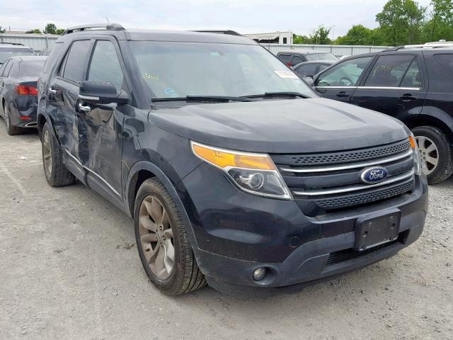 1FM5K7F89DGB83204 - 2013 FORD EXPLORER L BLACK photo 1